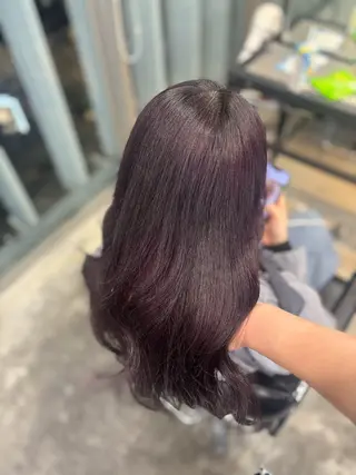 ロング カラー レイヤー sala 推しカラー職人🎀のヘアスタイル