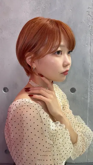 ショート カラー 高橋 秀平のヘアスタイル