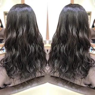 セミロング カラー 韓国レイヤー×透明感 カラー/山崎一輝のヘアスタイル