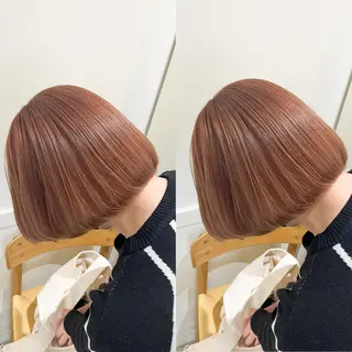 カラー レイヤーと縮毛矯正で 飯食ってる人のヘアスタイル