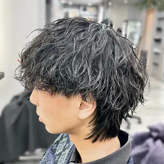 ショート パーマ メンズ メンズカラー、パーマ /KANTAのヘアスタイル