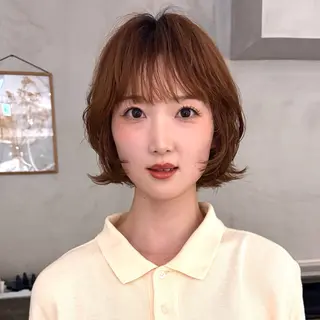 セミロング カラー 銀座/髪質改善カラー /ボブ/本田 聖のヘアスタイル