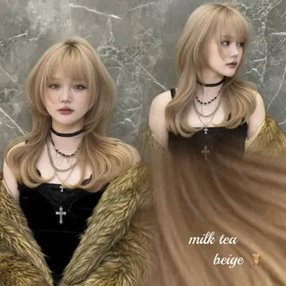 ロング 池袋/韓国/レイヤー /モデル募集/いぶきのヘアスタイル