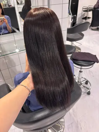 ロング カラー 表参道♡暗髪♡ 艶カラー♡アユミのヘアスタイル