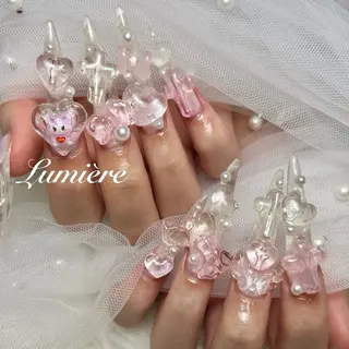 ネイル Lumière｜ ロング｜ワンホンのネイルデザイン