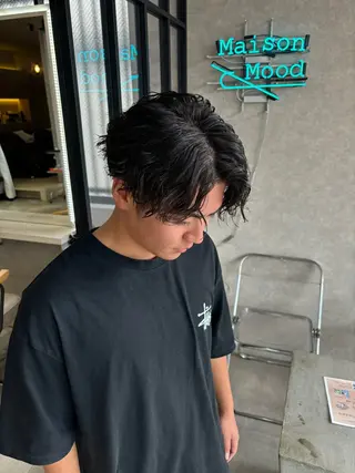 パーマ メンズ 長谷川 湧のヘアスタイル