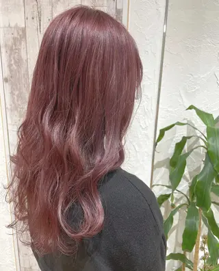 ミディアム カラー FELICE of hair 田口千尋のヘアスタイル