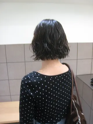 ミディアム パーマ natsuki /HUIのヘアスタイル