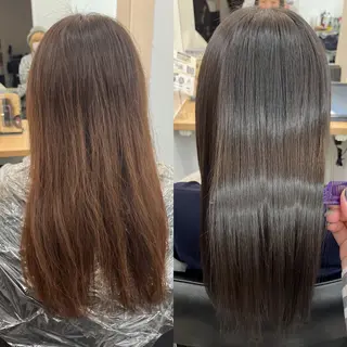 ロング カラー mai🐷髪質改善 🖤透ける暗髪🖤のヘアスタイル