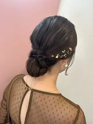 セミロング ヘアアレンジ pep natsumiのヘアスタイル
