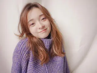 セミロング ヘアアレンジ パーマ カラー 【ヘアケア特化型】 newi天王寺のヘアスタイル