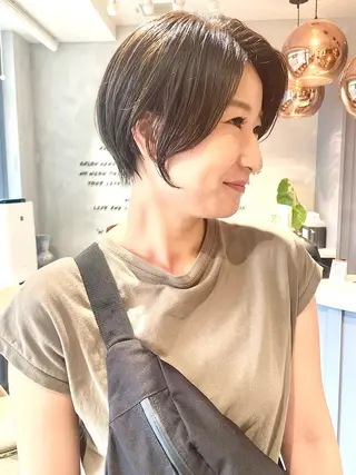 ショート カラー 360°キレイな ショートカットのヘアスタイル