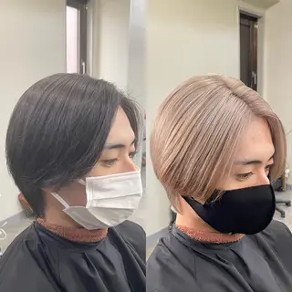 ショート カラー パーマ ヘアアレンジ メンズ キッズ ネイル マツエク・マツパ アイブロウ 大人スタイル 太田のヘアスタイル