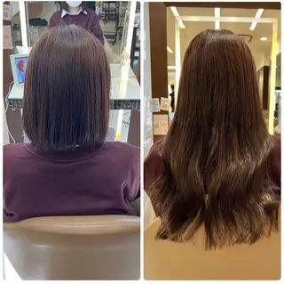 ロング メンズ特化シャドウパ ーマラウンドマッシュのヘアスタイル