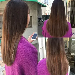 ロング 嶋崎 啓人のヘアスタイル