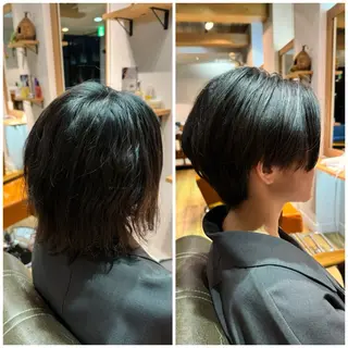 ショート ツキダテ ユイのヘアスタイル