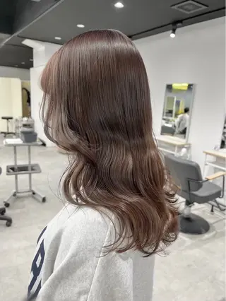 セミロング 小原 有桜のヘアスタイル