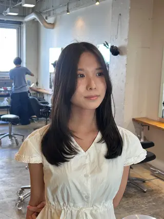 ロング カラー ナチュラル大人っぽい スタイル　MAORIのヘアスタイル