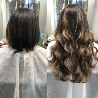 セミロング *エクステ/髪質改善 カラー特化*マサキのヘアスタイル