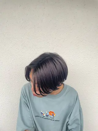 カラー メンズ 艶カラー/レイヤー /ボブ🌒Ameriのヘアスタイル