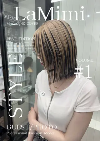 ショート カラー La Mimiのヘアスタイル