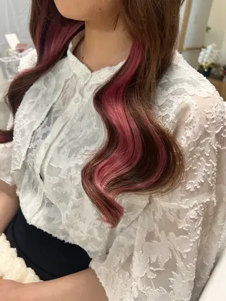 カラー エクステ・セット 専門店Sleekのヘアスタイル