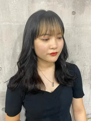 ミディアム カラー SHURI❤️🔥 中/韓mix ♡のヘアスタイル