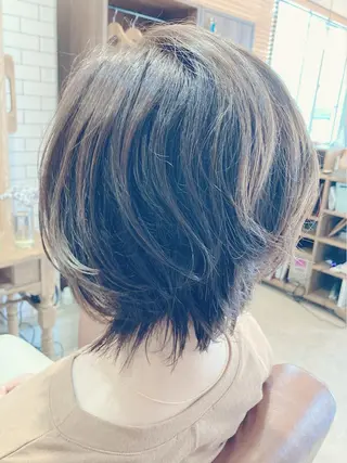 ショート カラー fossette hair&eyeのマツエク・マツパデザイン