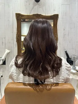 ロング カラー re view 日和のヘアスタイル