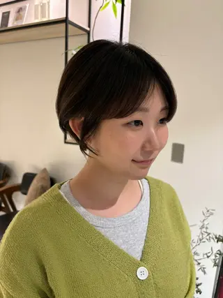 ショート 暖色カラー 奥村陽花のヘアスタイル