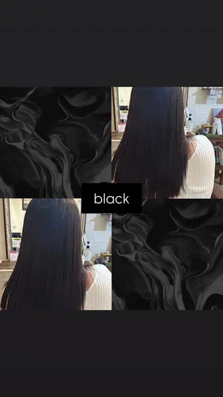 セミロング カラー 半澤 亜実🪐/縮毛矯正のヘアスタイル