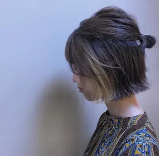 ショート 似合わせカットカラー ♡佐藤捺美のヘアスタイル