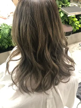 ロング カラー 片山美穂 心斎橋・なんばのヘアスタイル