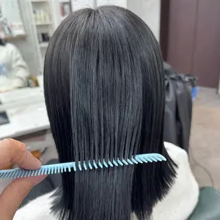 セミロング カラー JUNSHIN🦋 ヘアセット／カラーのヘアスタイル