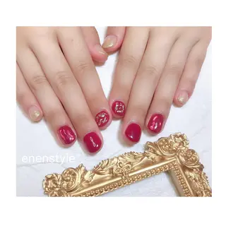 ショート ネイル 👑enen style👑のネイルデザイン