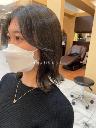 ミディアム ⭐️透け感カラー /齊藤容史⭐️のヘアスタイル