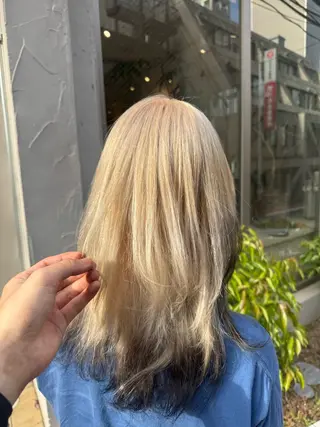 セミロング カラー 🎨ハイトーン/ウル フ/ショート/大夢のヘアスタイル