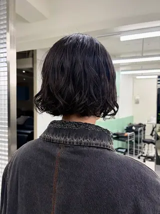 ショート パーマ ロングパーマ/ボブ/ 表参道/aoba🩵のヘアスタイル