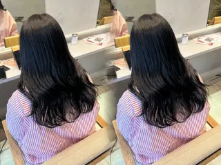 ロング カラー ayaka🫧 梅田ダブルカラーのヘアスタイル