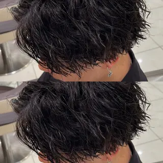 パーマ メンズ 【メンズパーマ✨️ 髪質改善矯正】岩城のヘアスタイル
