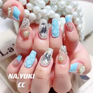 ネイル マツエク・マツパ アイブロウ メンズ キッズ ヘアアレンジ ロング 🎀 moo～ 🎀のネイルデザイン