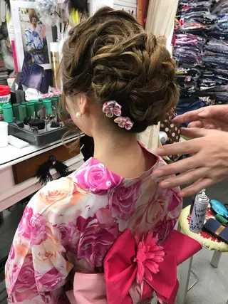 ヘアアレンジ 上辻 博司のヘアスタイル