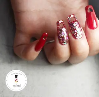 ネイル mimi 高石桃朱のネイルデザイン