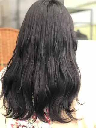 ロング メンズスタイル バレイヤージュ　齋藤のヘアスタイル