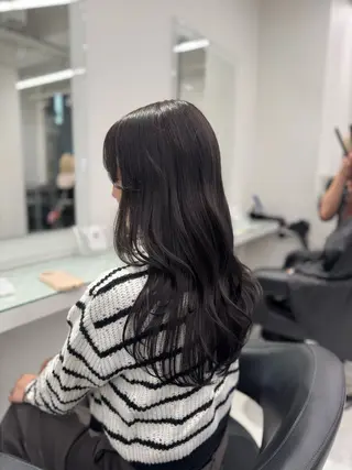 ロング カラー 韓国トレンドカット カラー🤍しゅうじのヘアスタイル