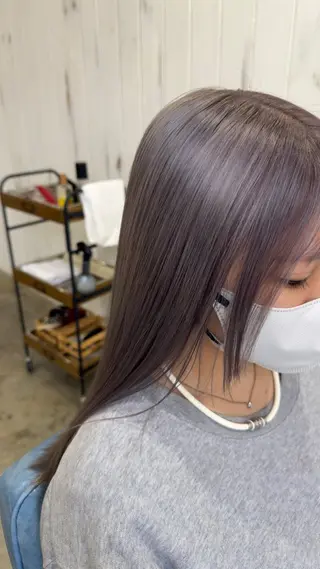 セミロング カラー カウンセリング重視 🥥國谷俊介🥥のヘアスタイル