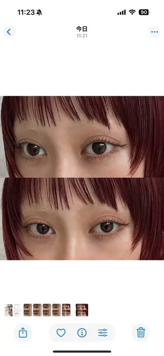 マツエク・マツパ Zoey eye. キノマナのマツエク・マツパデザイン