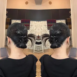 ロング ヘアアレンジ 💎ハイトーン/艶 カラー モエカ💎のヘアスタイル