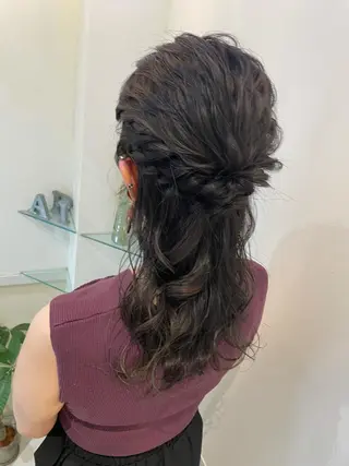 ヘアアレンジ 極艶透明感カラー🐰 髪質改善/出雲つぐみのヘアスタイル