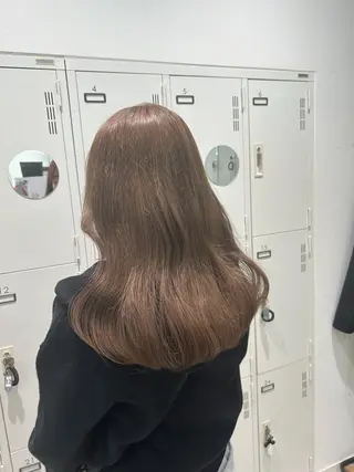 ロング カラー ピンクカラー🎀/ ミルクティー🍼花音のヘアスタイル